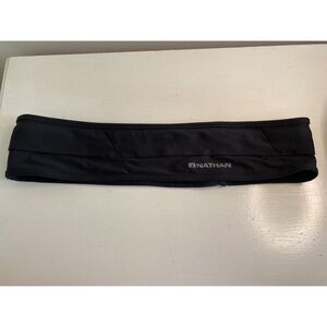 Nathan Black Running Waistband Storage Adult XL Fold Pocket